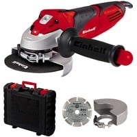 4006825589832 - Winkelschleifer te-ag 125 750 Kit 750 w inkl Diamant-Trennscheibe Scheibenschutz im Koffer - Einhell