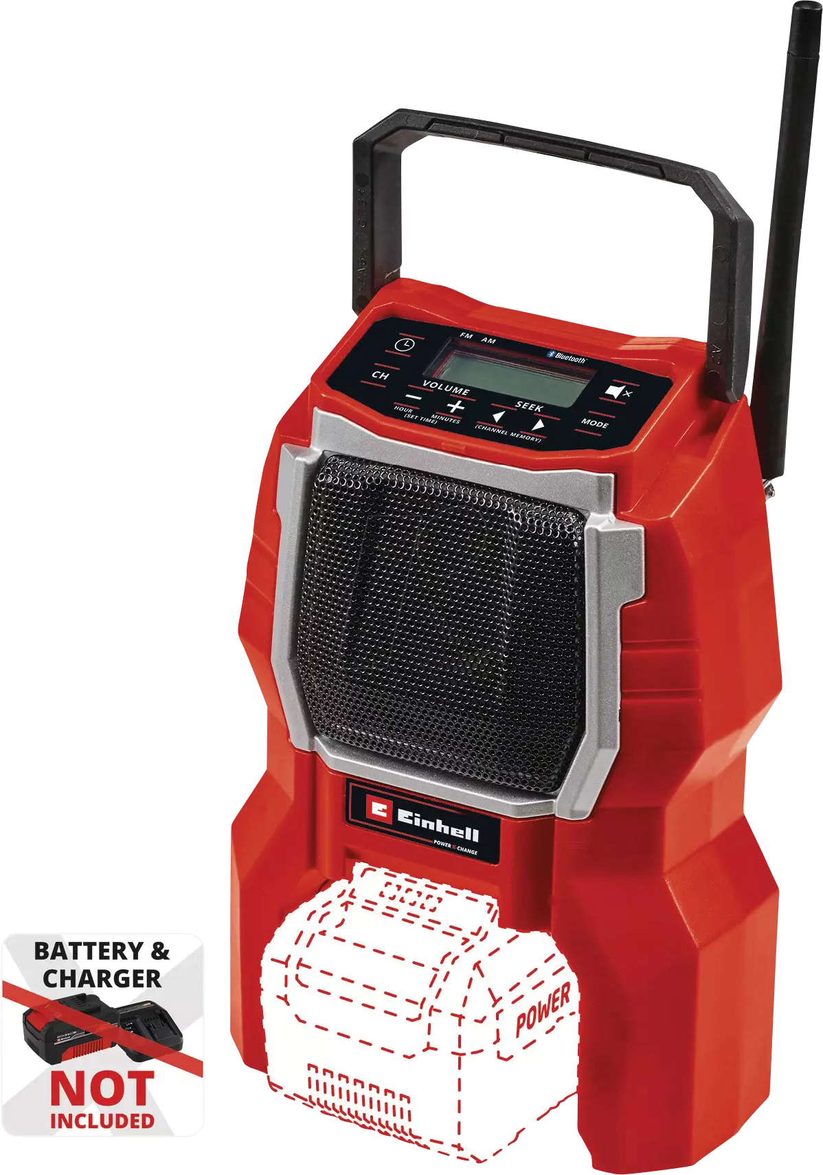 4006825651492 - EINHELL 3408017 - Akku-Radio TC-RA 18 Power X-Change ohne Akku