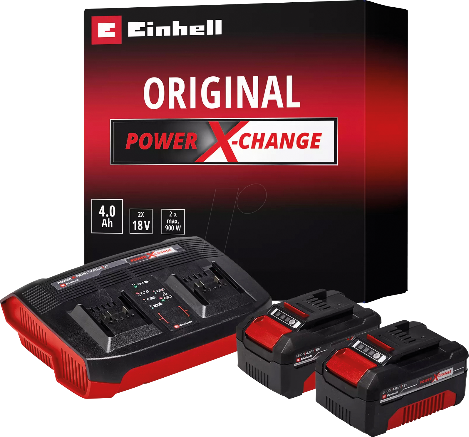 4006825655766 - Power X-Change PXC-Starter-Kit 2x 40Ah & Twincharger Kit 4512112 Werkzeug-Akku und Ladegerät 18 V 40 Ah Li-Ion