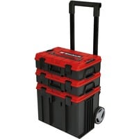 4006825660609 - E-Case Tower 4540015 Werkzeugkasten unbestückt Kunststoff Schwarz Rot (l x b x h) 430 x 400 - Einhell