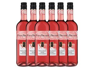 4006840194554 - Süss & Fruchtig Trollinger Rosé Qualitätswein süß 075L 6er Karton