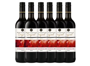4006840327556 - Württemberger Original Schwarzriesling Qualitätswein feinherb 075L 6er Karton