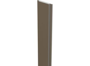 4006850002290 - Nut-Abdeckleiste für Aluminiumpfosten 200 cm 40 x 27 mm Aluminium Metallzäune & Drahtzäune - Osmo