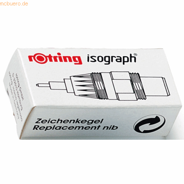 4006856751086 - Zeichenkegel Isograph Tuschefüller 04mm VE=1 Stück 4006856751086 - Zeichenkegel Isograph Tuschefüller 04mm VE=1 Stück