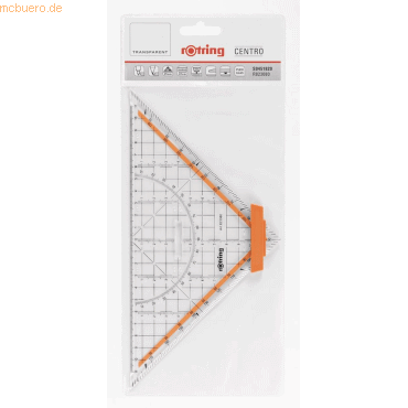 4006856823080 - Geometrie-Dreieck Centro Hypotenuse 250 mm