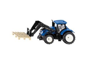 4006874015443 - siku 1544 New Holland mit Palettengabel und Palette