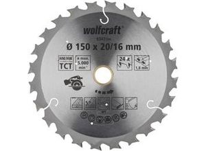 4006885634206 - Kreissägeblatt ø 150 mm Bohrung ø 1275 mm Hartmetall Sägeblatt - Wolfcraft