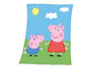 4006891939944 - Peppa Pig Fleece-Decke Größe 160 x 130 cm