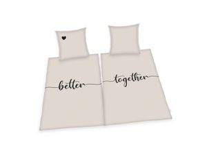 4006891946737 - Better together Bettwäsche Partnerpack Größe 135 x 200 cm