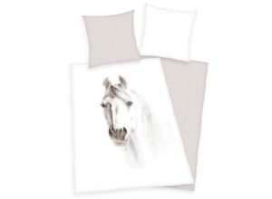 4006891946980 - Herding Young Collection - Renforcé-Wendebettwäsche Pferd ca 80x80 + 135x200 cm