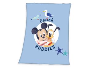 4006891956514 - Disneys Mickey Mouse Microfaserflauschdecke Größe 100 x 75 cm