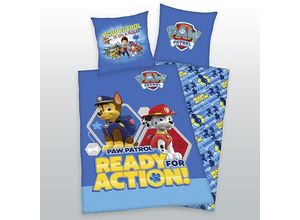 4006891973320 - Paw Patrol Bettwäsche blau