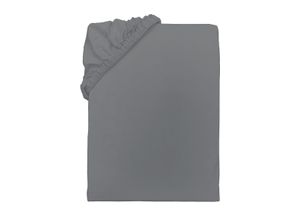 4006891989789 - Spannbettlaken TOM TAILOR HOME Laken Gr B L 140-160 cm x 200 cm 1 St Jersey 140-160 x 200 cm 20 cm grau (moody grey)