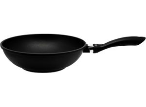 4006925156293 - Wok ELO Alucast Pfannen Gr Ø 28cm + Höhe 85cm schwarz Induktion Ø 28 cm