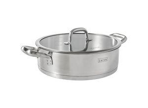 4006925286280 - Servierpfanne Lafer  Silber  Metall  44 L  rund  Kochen Pfannen Servierpfannen