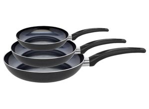 4006925495194 - Pfannen-Set ELO - BASIC Pfannenset Prima Cucina 3 teilig schwarz Ø28cm Pfannen Induktion