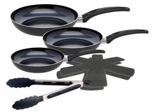 4006925495354 - Pfannen-Set ELO - MEINE KÜCHE Prima Cucina 6 teilig schwarz Pfannen Induktion