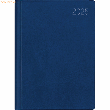 4006928024841 - Taschenkalender 610 102x142cm 1 Tag 1 Seite blau 2025