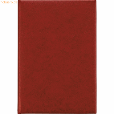 4006928025169 - Buchkalender 873 145x21cm 1 Tag 1 Seite rot 2025