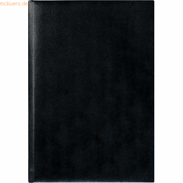 4006928025183 - Buchkalender 873-0020 schwarz 1 Tag   1 Seite 15x21cm (A5) 2025 4006928025183 Zettler