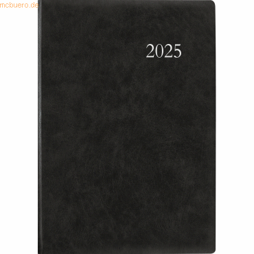 4006928025282 - Buchkalender 886-0021 anthrazit 1 Tag   1 Seite 21x295cm (A4) 2025 4006928025282 Zettler