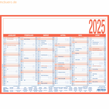 4006928025350 - ZETTLER Tafelkalender 908-1315 6M1S 4006928025350 Zettler