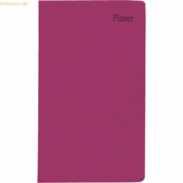 4006928025602 - Taschenplaner 520 95x16cm 1 Monat 2 Seiten rosa 2025