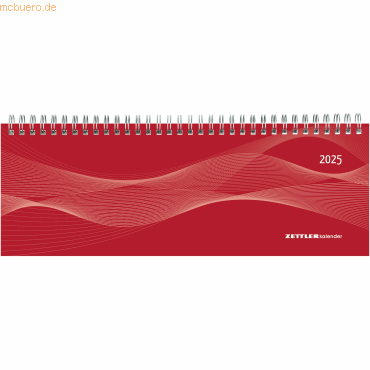 4006928025916 - Tischquerkalender 114 Profi 297x105cm 1 Woche 2 Seiten rot 2