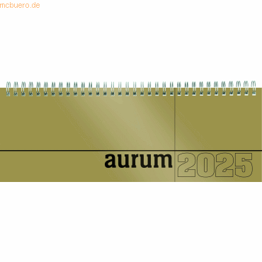 4006928025985 - Schreibtischquerkalender 102349 aurum 1 Woche   2 Seiten 297x105cm 2025 4006928025985 ALPHA EDITION