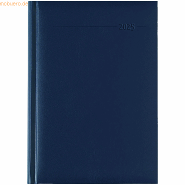 4006928026456 - Buchkalender 875 15x21cm 1 Tag 1 Seite Balacron blau 2025