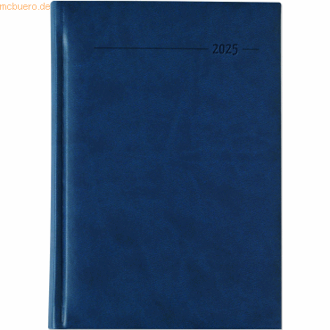 4006928026487 - Buchkalender 875 15x21cm 1 Tag 1 Seite Tucson blau 2025