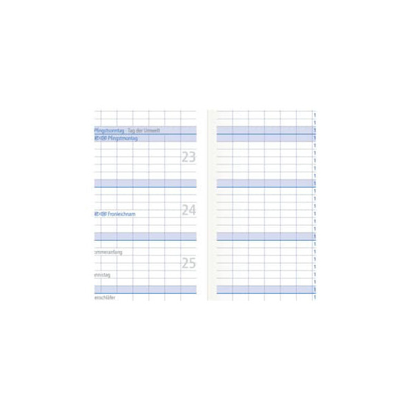 4006928696956 - Taschenkalender 520-1020 1Monat 2Seiten 95x16cm (A6 ca) 2022