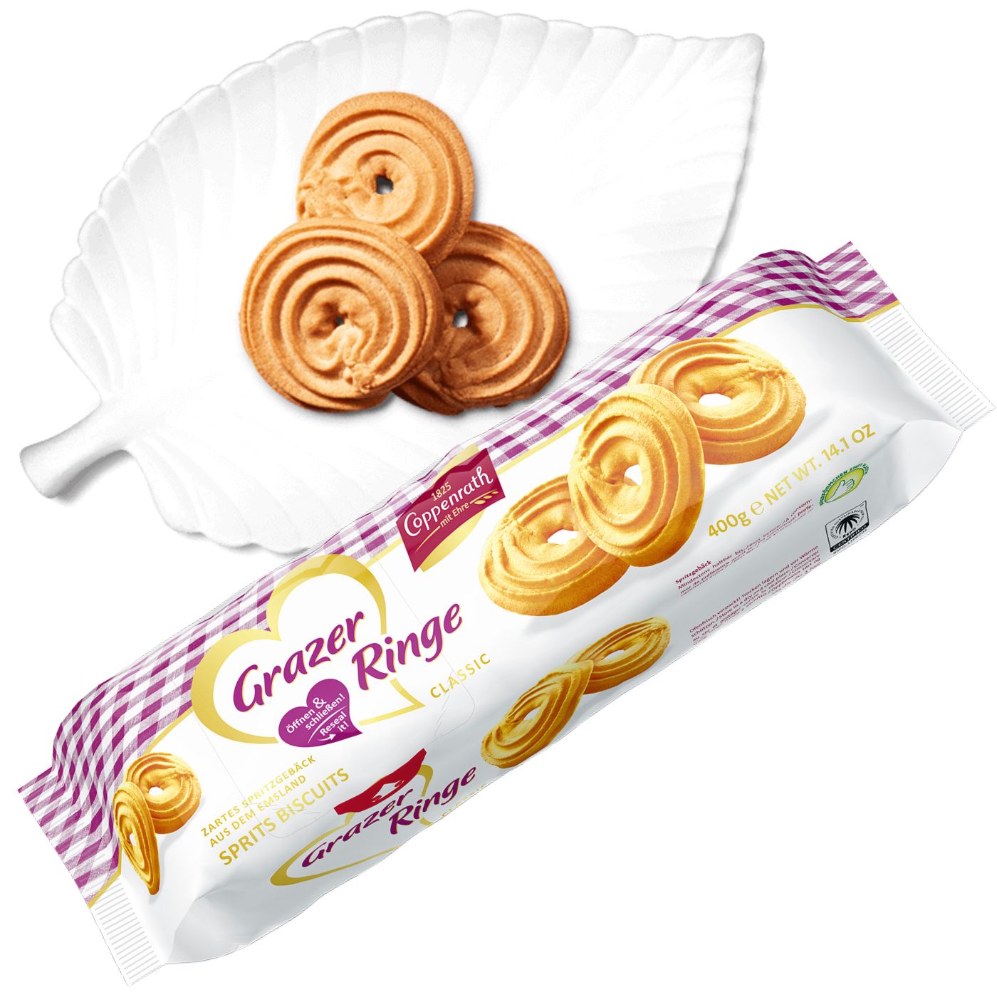 4006952006752 - Coppenrath Classic Grazer Ringe Gebäck 400g (MHD 06082024)