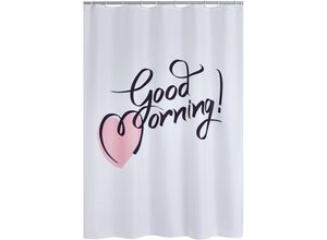 4006956139395 - Duschvorhang Textil Good Morning ohne Ringe multicolor 180x200 cm - multicolor