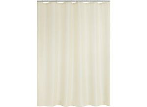 4006956172255 - - Duschvorhang Textil Uni soft-cream 180x200 cm - soft-cream