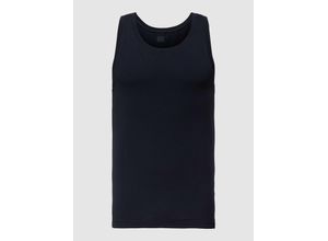 4007064523397 - Tanktop mit geripptem Rundhalsausschnitt Modell 1 BLACK