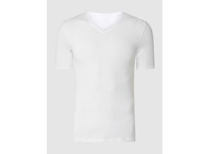 4007064954375 - Shirt kurzarm V-Ausschnitt Feinripp weiß - Original Classics für Herren 7