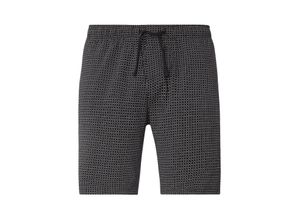 4007065359537 - SCHIESSER Mix+Relax Shorts Eingriff Baumwolle Single Jersey für Herren schwarz 50