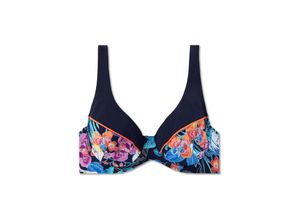 4007065389695 - Schiesser Damen Bügel-Bikini-Top - Aqua Mix & Match mehrfarbig