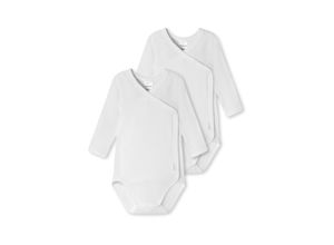 4007065760968 - Wickelbodys 2er-Pack langarm unisex Feinripp Organic Cotton weiß - Original Classics 62