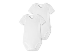 4007065761972 - Baby-Bodys 2er-Pack kurzarm unisex Feinripp Organic Cotton weiß - Original Classics 68