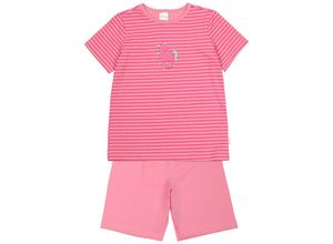 4007065768216 - Schlafanzug kurz Organic Cotton Ringel Pferd rosa - Nightwear für Mädchen 9298104116128140