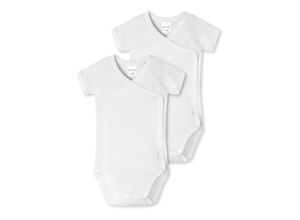 4007065796233 - Wickelbodys 2er-Pack kurzarm unisex Feinripp Organic Cotton weiß - Original Classics 4450566268