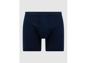 4007066069596 - Unterhose kurz mit Eingriff Feinripp navy - Original Feinripp für Herren 56789101214