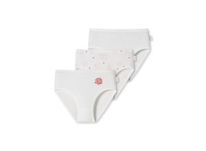 4007066086951 - SCHIESSER - Slip HEDGEHOG LOVE 3er-Pack in weiß rosa Gr116