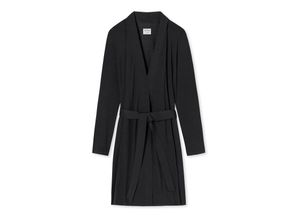 4007066182646 - Schiesser Damen Bademantel - Kimono schwarz