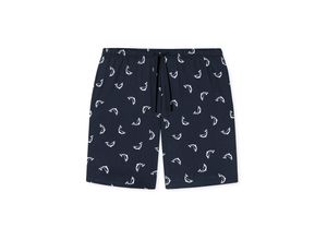 4007066199828 - Bermudashorts Feininterlock Organic Cotton Fische dunkelblau - Mix+Relax 50