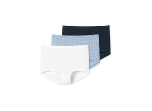 4007066207813 - Shorts 3er-Pack Organic Cotton Softbund Punkte dunkelblau  weiß  air - 95 5 für Mädchen 140152164176