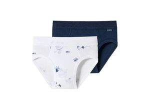 4007066226845 - Sportslips 2er-Pack Feinripp Organic Cotton Seebär Piraten dunkelblau weiß - Boys World für Jungen 9298104116128140