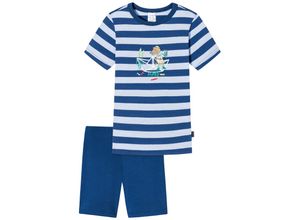 4007066233379 - Schlafanzug kurz Organic Cotton Ratte Papierschiff Ringel air - Rat Henry für Jungen 9298104116128140